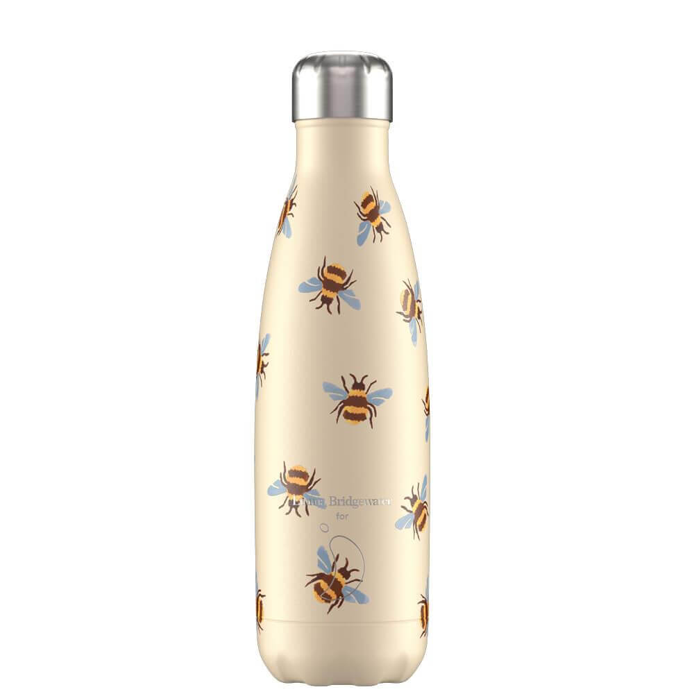 Chilly’s Emma Bridgewater Bumblebee Blue Wing 500ml Bottle